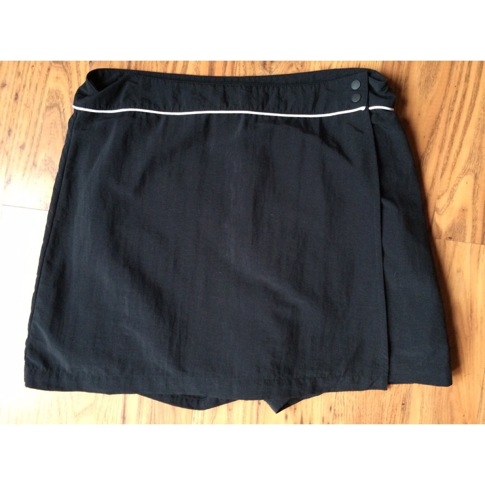 Patagonia Black Nylon Wrap Skort